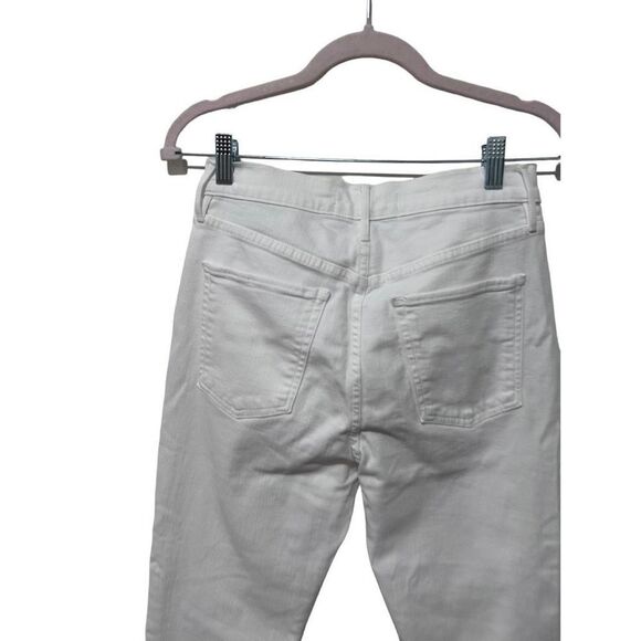 3x1 Made Here Button & Zip Fly Five Pocket Style Flat Front Jeans White Size 28 - Picture 8 of 12